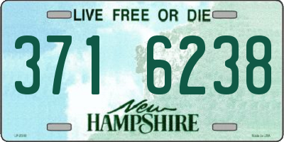 NH license plate 3716238