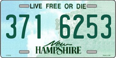 NH license plate 3716253