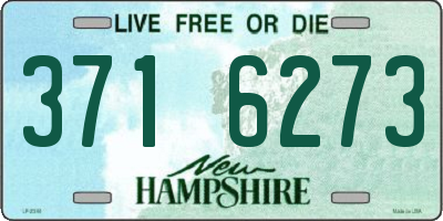 NH license plate 3716273