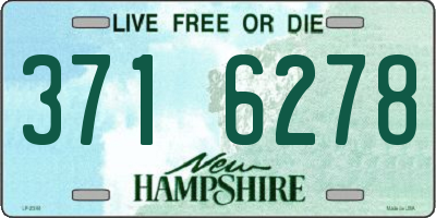 NH license plate 3716278