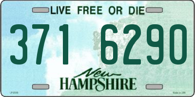 NH license plate 3716290