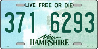 NH license plate 3716293