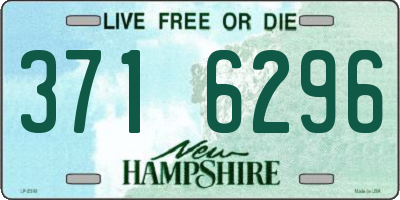 NH license plate 3716296