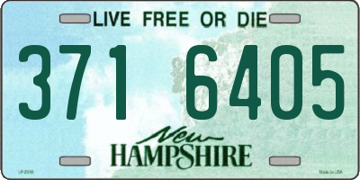 NH license plate 3716405