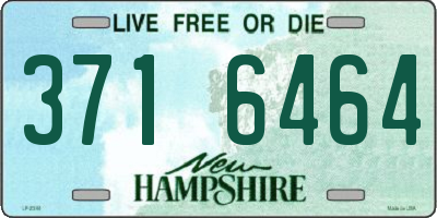 NH license plate 3716464