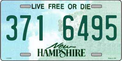 NH license plate 3716495