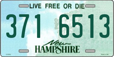 NH license plate 3716513
