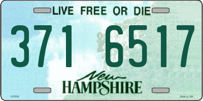 NH license plate 3716517