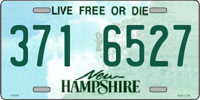 NH license plate 3716527