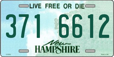 NH license plate 3716612