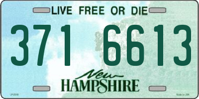 NH license plate 3716613