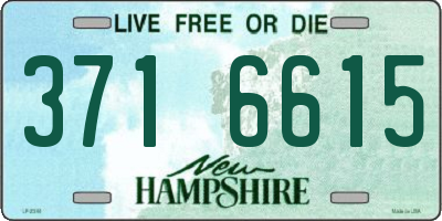 NH license plate 3716615