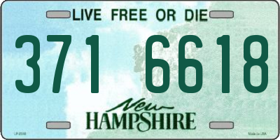 NH license plate 3716618