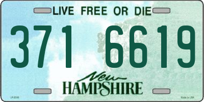 NH license plate 3716619