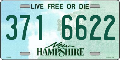 NH license plate 3716622