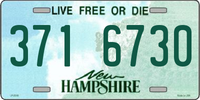 NH license plate 3716730