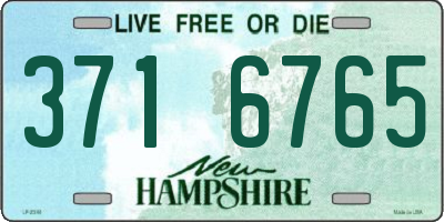 NH license plate 3716765