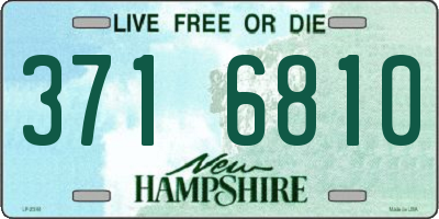 NH license plate 3716810