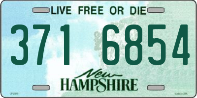 NH license plate 3716854