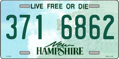 NH license plate 3716862