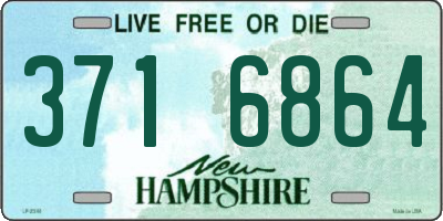 NH license plate 3716864