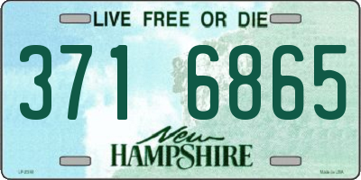 NH license plate 3716865