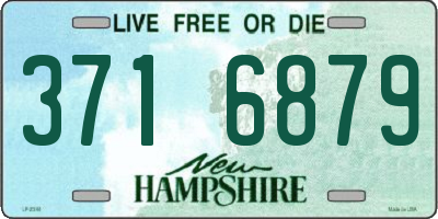 NH license plate 3716879