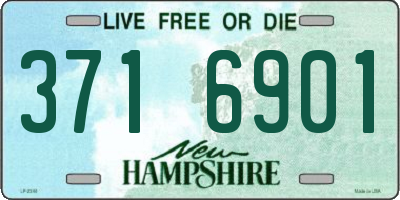 NH license plate 3716901