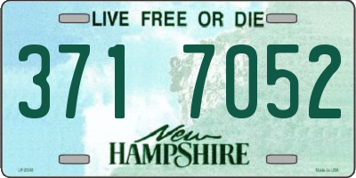 NH license plate 3717052