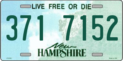 NH license plate 3717152