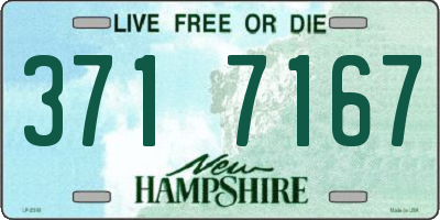 NH license plate 3717167