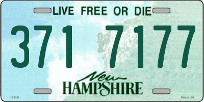NH license plate 3717177