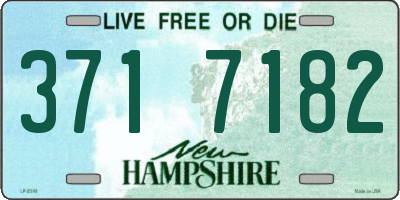 NH license plate 3717182