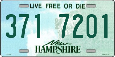 NH license plate 3717201