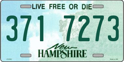 NH license plate 3717273
