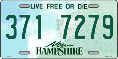 NH license plate 3717279
