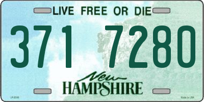 NH license plate 3717280