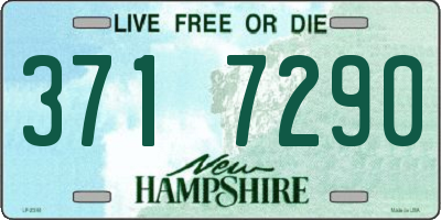 NH license plate 3717290