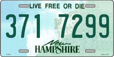NH license plate 3717299