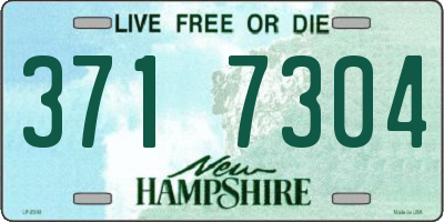 NH license plate 3717304