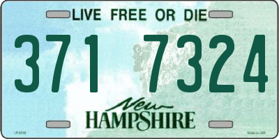 NH license plate 3717324