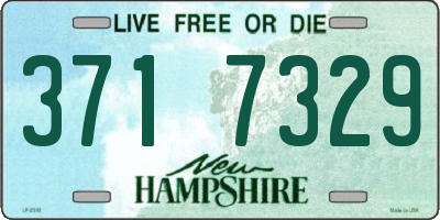 NH license plate 3717329