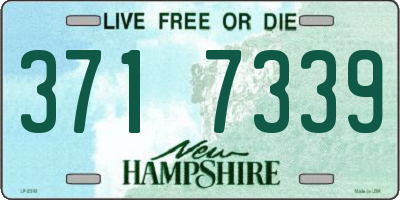 NH license plate 3717339