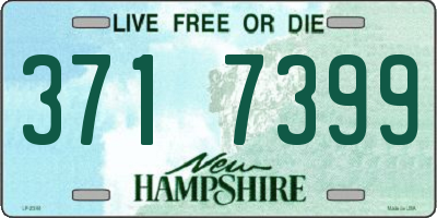 NH license plate 3717399