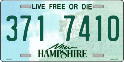 NH license plate 3717410