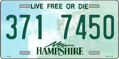 NH license plate 3717450