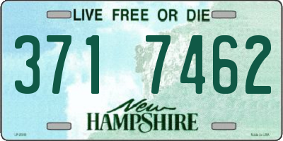 NH license plate 3717462