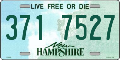 NH license plate 3717527