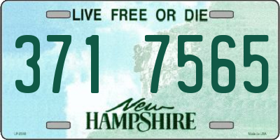 NH license plate 3717565