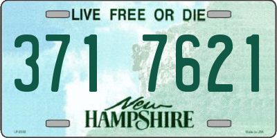 NH license plate 3717621